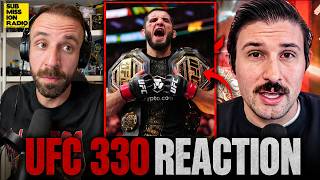 UFC 330 REACTION - Islam Makhachev BEATS Ian Garry, Size Difference at 170, What's Next?!