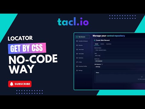 Playwright Locator - Locate by CSS Selector with tacl