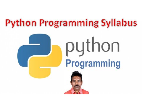 Python Programming Tutorial – Contents | Latest Series | G C Reddy |