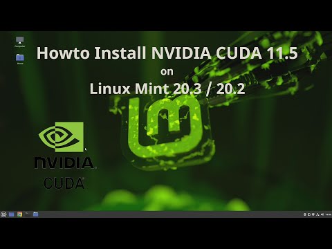 Howto Install NVIDIA CUDA 11.5 on Linux Mint 20.3/20.2