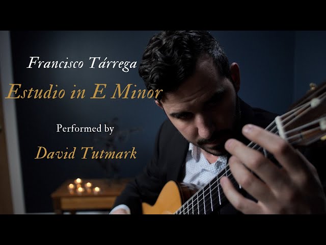 Francisco Tárrega  - Estudio in E Minor class=