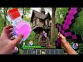 Minecraft VS Real Life MOVIE | WITCH HOUSE in Minecraft Real Life POV 創世神第一人稱真人版
