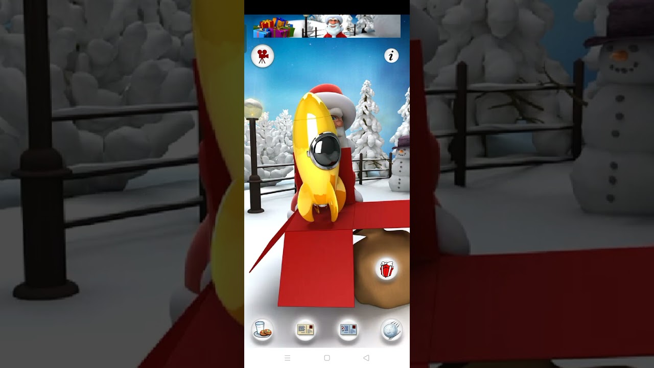 Talking Santa (2010) Gameplay, By Outfit7