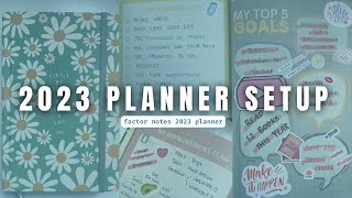 Factor Notes Planner 2023 Setup | The Productive Girl