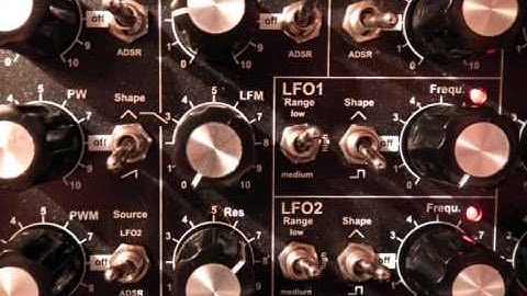 Drone DDE2-A133 (Doepfer Dark Energy (x2) + Dual VC Polarizer A-133)