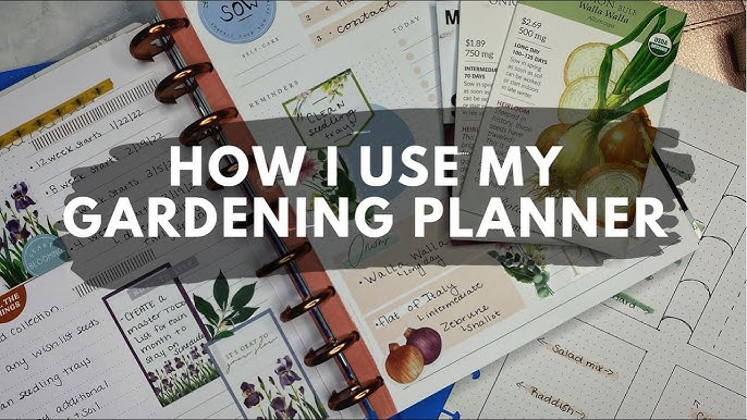 Useful gardening spread ideas for your bullet journal – Keeping it