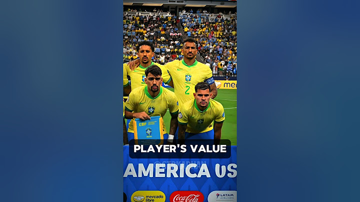 Brazil 🇧🇷 vs.Uruguay Copa 2024  0-0 pen (2-4) | Player's Value #brazil #copaamerica #squad #football