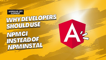 Why developers should use npm ci instead of npm install and its benefits