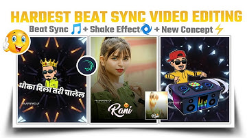 Hardest Beat Sync Status Editing In Alight Motion II Shake Effect + Beat Sync II Tech PB