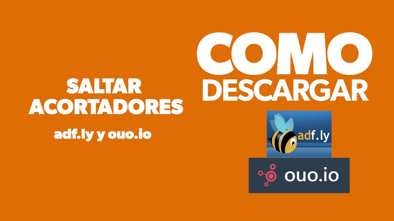 Como saltar los acortadores de publicidad / AdFly/ ouo.io/ mega