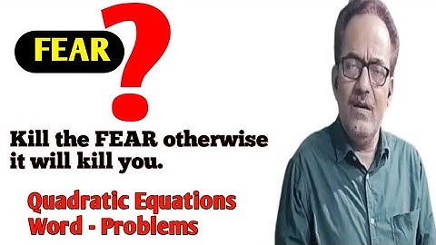 Quadratic Equations - Word Problems / Exercise 4E Q.N 25 & 26 / Class 10th Maths R S Aggarwal