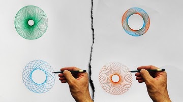 Spirograph drawing | Magic Spirograph Drawing Tutorial | How to Create Nested Circles