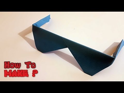 Video: Jak Vyrobit Brýle Z Papíru