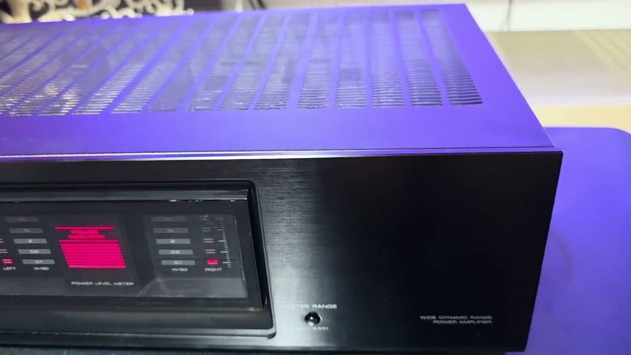 KENWOOD 파워앰프 KM- 209 테스트 영상 - YouTube