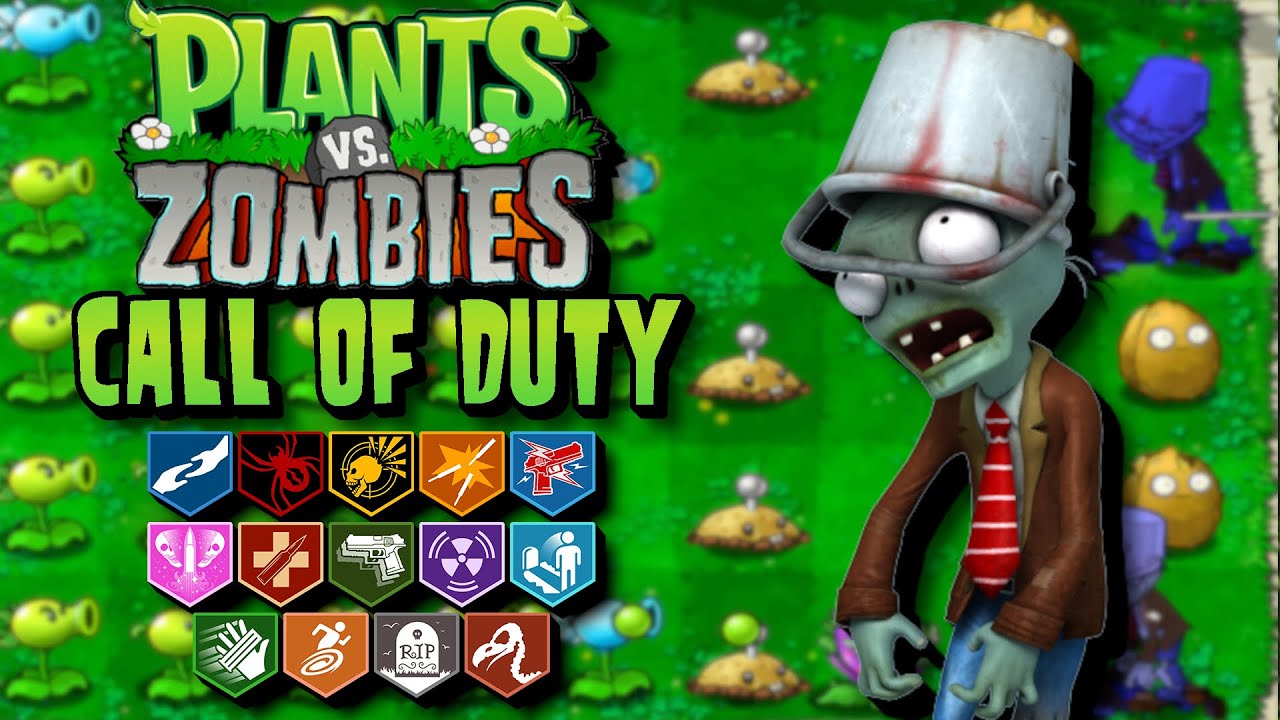 PLANTS VS ZOMBIES MEETS CALL OF DUTY!?! (BLACK OPS 3 CUSTOM ZOMBIES MAP) 