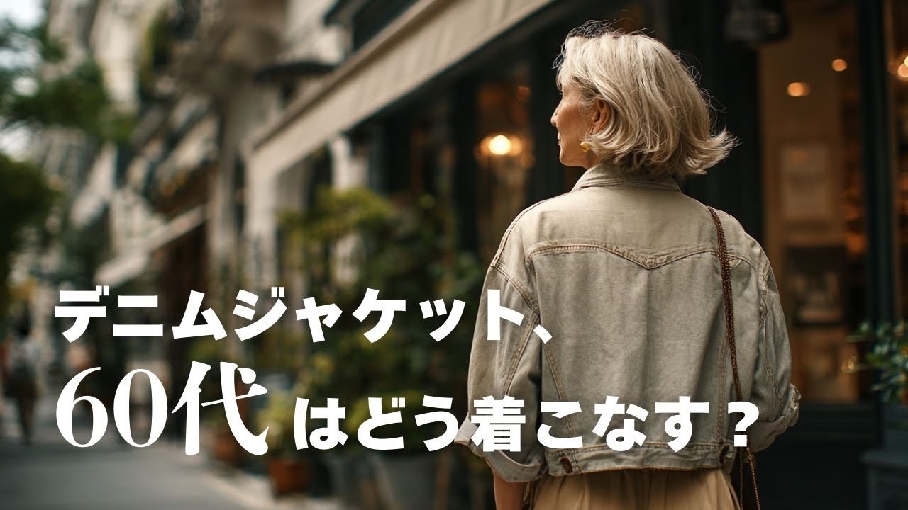「まだ寒い、でも春が着たい」を叶える｜60代からの「デニム」投入で、重い冬コーデを一気に春へ！