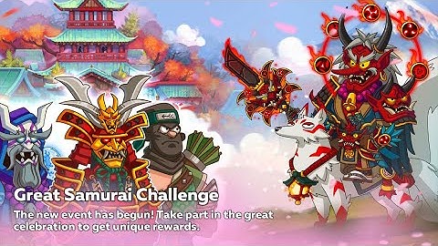 Great Samurai Challenge! New event 19.10.2021 #hustlecastle