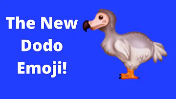 Is the dodo emoji new?