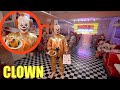 when you see clowns inside clown restaurant, DO NOT order food!! Get out as fast as you can!!