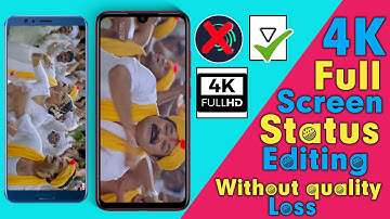 New Trending 4K Full Screen Whatsap Status Editing||Venlow App||Compress Video||Statico Kerala 2021