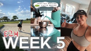 HEALTH REBOOT EP 5 | my take on E2M cookbook, fitness journey so far \& healthy matcha latte recipe