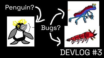 Making creatures for the first planet of my Space Game|| Indie Space Game|| Devlog #3