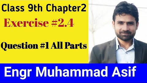 Real and Complex Numbers | Maths Class 9th Chapter 2 Exercise #2.4 | Engr Muhammad Asif