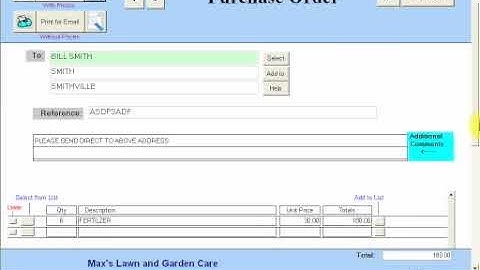 Purchase Orders - For Small Businesses