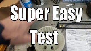 How to Easily get your Cars Blower Motor Working Again 'No Tools Needed'