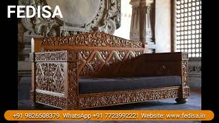 Luxury Wooden Sofa with Elegant Design screenshot 3