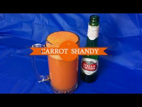 Carrot Shandy with Cumin and Whiskey