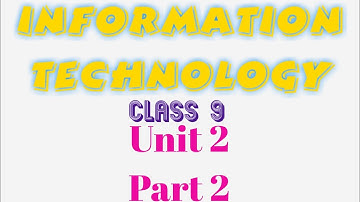 information technology | class 9 | unit 2 |Data Entry and Keyboarding Skills (Part - 2)