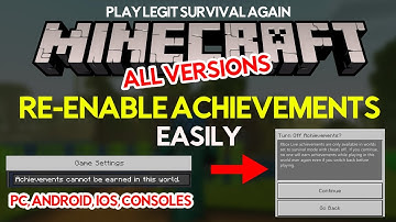 How to easily Re-activate Achievements on Minecraft (ALL VERSIONS, CONFIRMED NOVEMBER 2023)