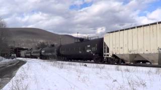 HD-MOED and an Empty Coal Train on the Pan Am Southern