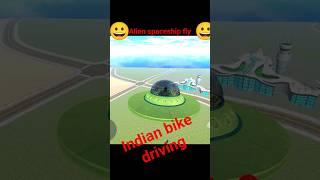 ALIEN SPACESHIP 😱 Indian Bike Driving Game Cheat Code | Secret Update?! #ytshorts #ufo #yt #shorts.