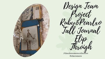 Design Team Project @rubyandpearlxo | French Bleu 💙 Tall Document Journal #thecheremerecollective  