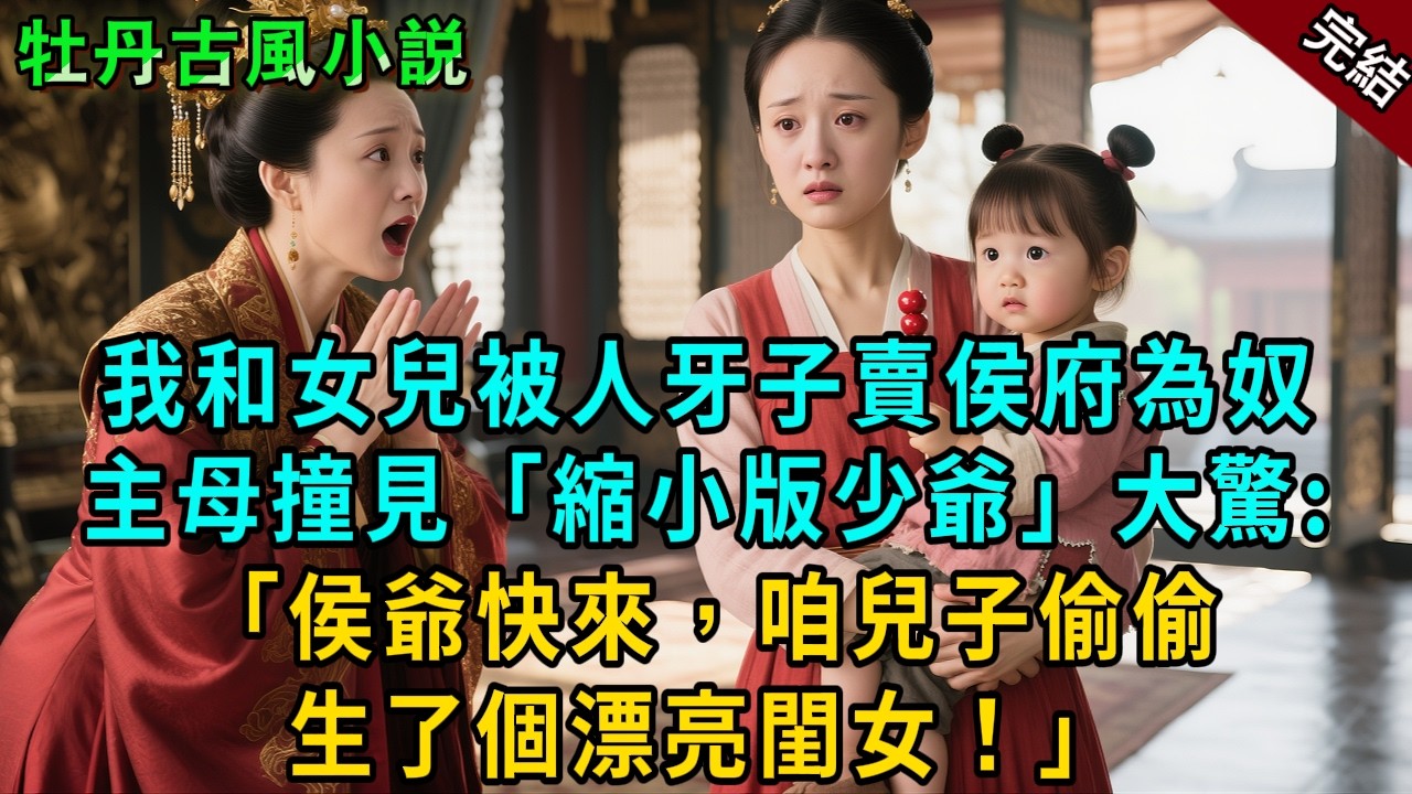 完結溫馨爽文：夫君墜崖，我和女兒被賣侯府為奴！主母撞見“縮小版少爺”尖叫：“侯爺快來，咱兒子偷偷生了個漂亮閨女！”#小説 #原創 #古風 #古言 #大女主 #爽文 #甜寵 #萌娃 #反轉 #逆襲