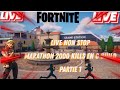 Fortnite live marathon 2000 kills en 0 build  total  346 sur 2000 fortnite epicpartner