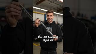 Interior car LED light strip upgrade for modern driving atmosphere #shorts #v=o6pc1AMtSeI