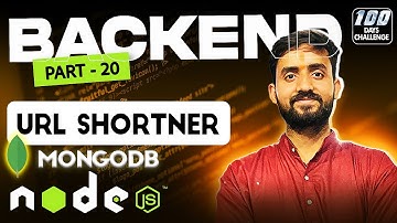 Create a Custom URL Shortener using Node.JS and MongoDB | Full Stack Web Development 2024 | Day 86