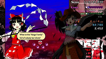 Touhou 17 - Wily Beast and Weakest Creature EXTRA Stage Clear (Reimu/Wolf) English Patched
