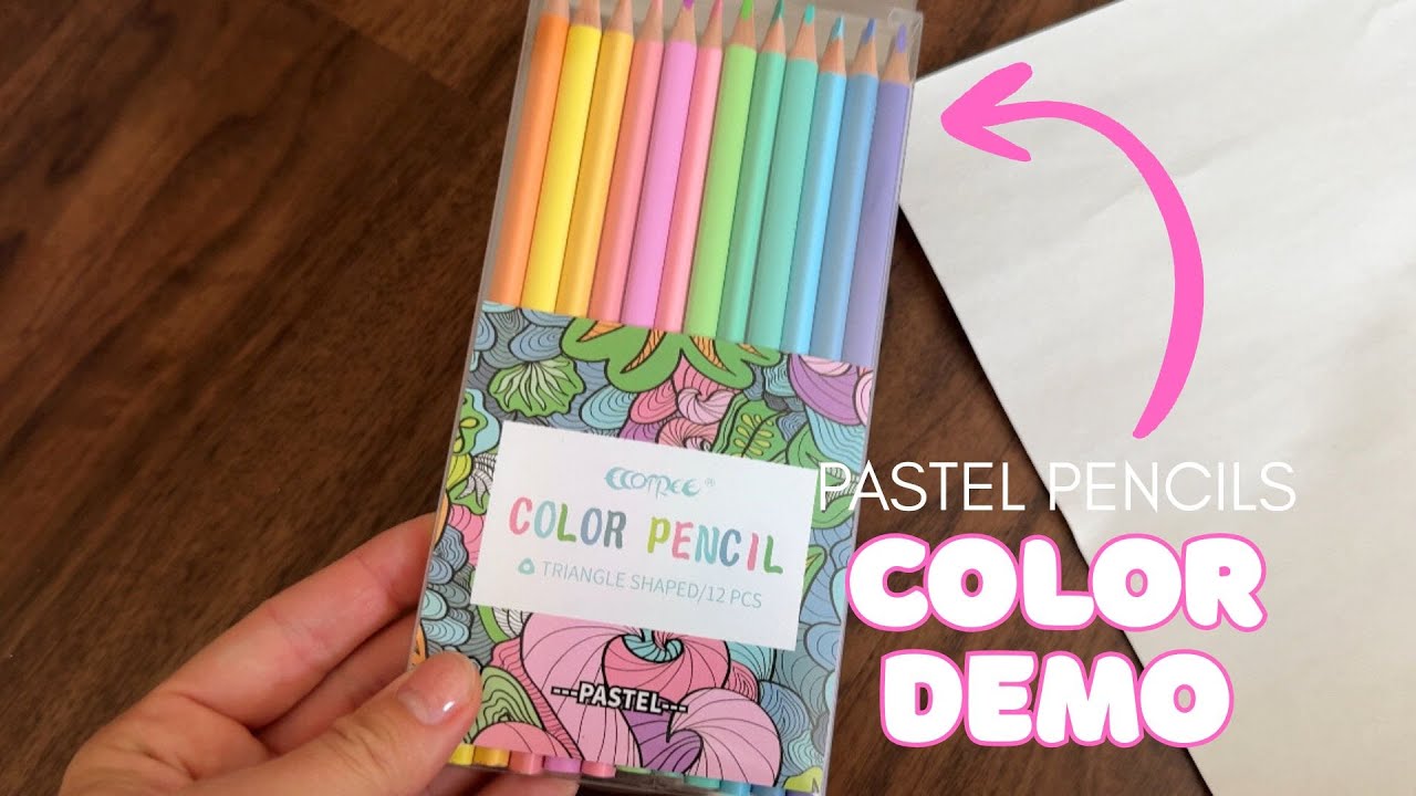 A Quick Demo Of These Colored Pencils - YouTube