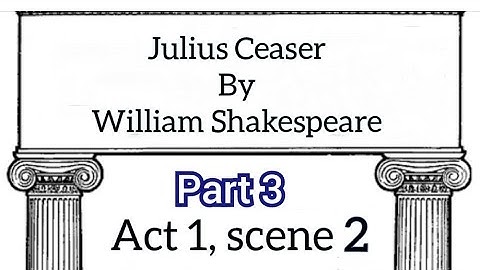 julius caesar act 1 scene 2 part 3 in hindi by William Shakespeare of class 9 and class 10 icse
