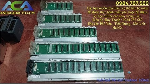 HỌC LẬP TRÌNH PLC MIỄN PHÍ BÀI 1.1 TỔNG QUAN VỀ PLC Q cấu hình, xác định địa chỉ.