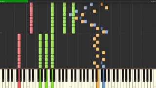 Carolyn — Black Veil Brides, How To Play, Piano Synthesia Tutorial