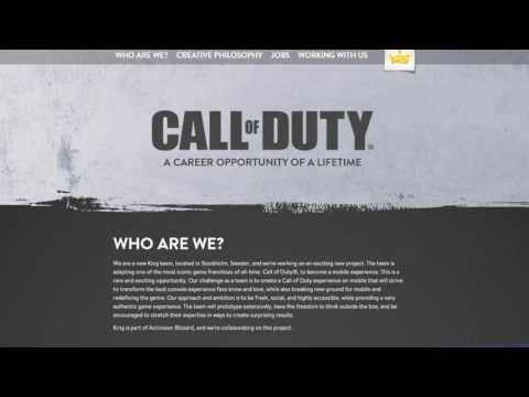 Vidéo: Candy Crush Dev Crée Un Jeu Mobile Call Of Duty