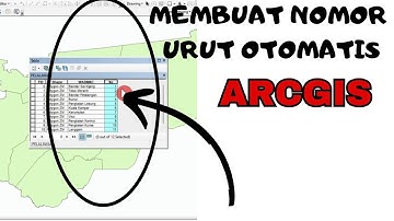 CARA MEMBUAT NOMOR URUT ATTRIBUTE TABLE OTOMATIS DI ARCGIS