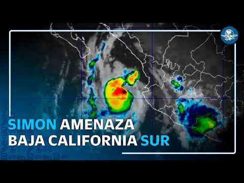 Baja California Sur se prepara ante posible acercamiento del huracán Simon; prevén lluvias fuertes