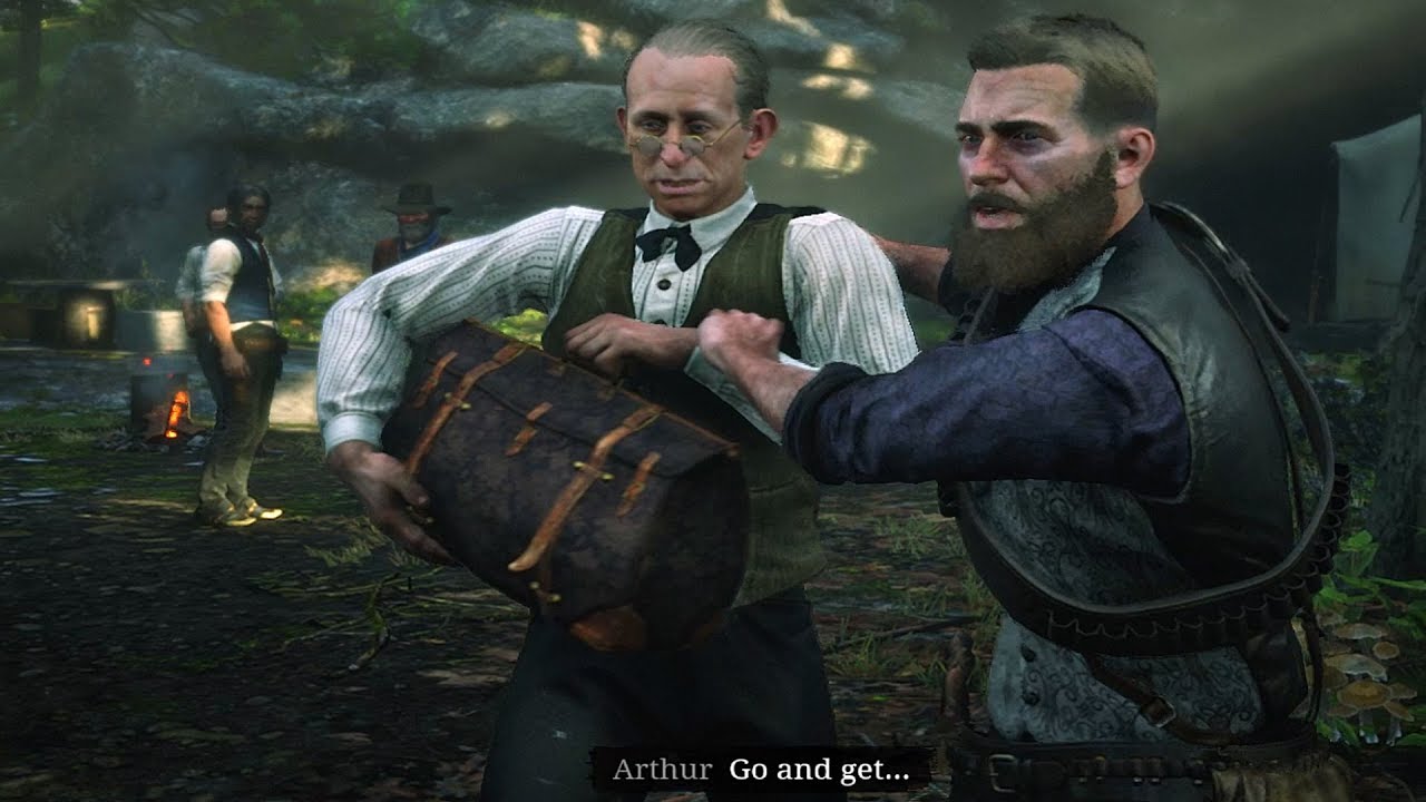 Red Dead Redemption - Herr Straus From Camp (Arthur Gets Mad) RDR2 2018 - YouTube