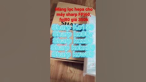 Màng lọc hepa cho máy lọc không khí sharp FP J60, FPJ80